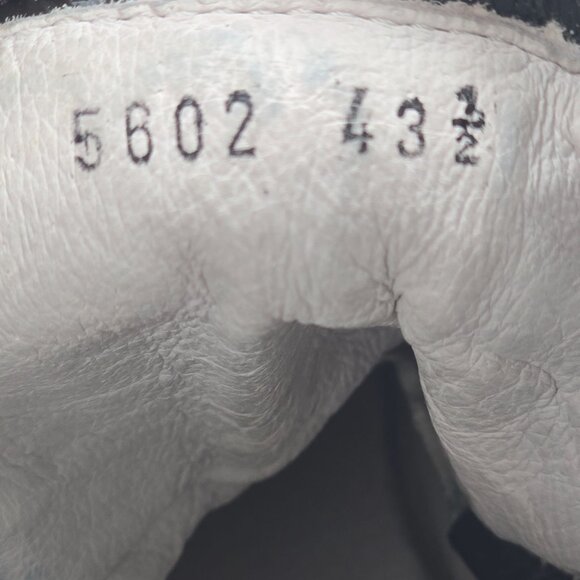 Alessandro Dell'Acqua Black Silver Metallic Fashion High-top Sneakers Mens 10.5 - Picture 9 of 14